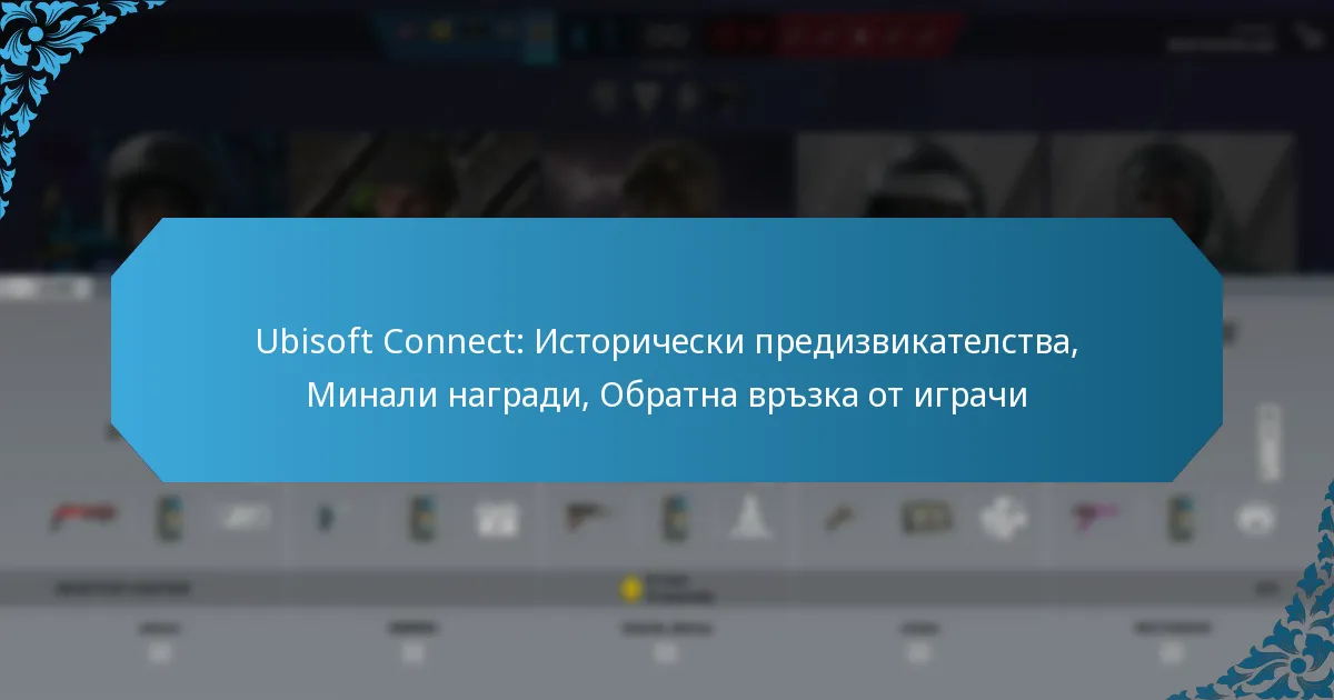 Ubisoft Connect: Исторически предизвикателства, Минали награди, Обратна връзка от играчи